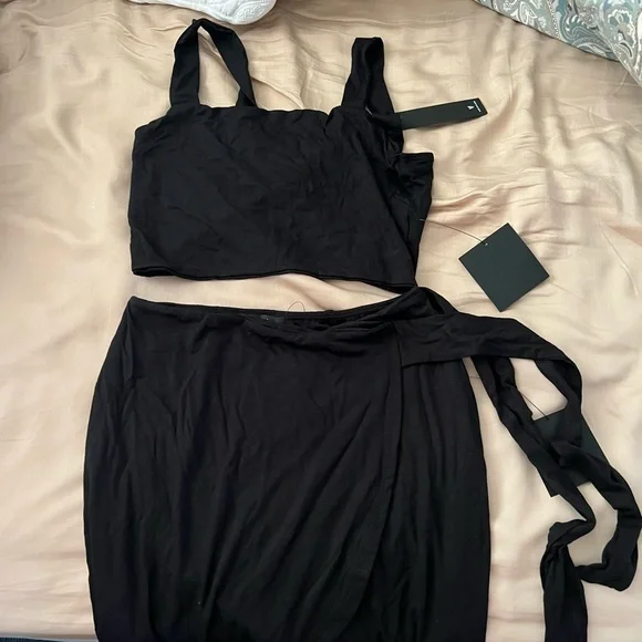 Two-Piece Mini Dress - Picture 2 of 2